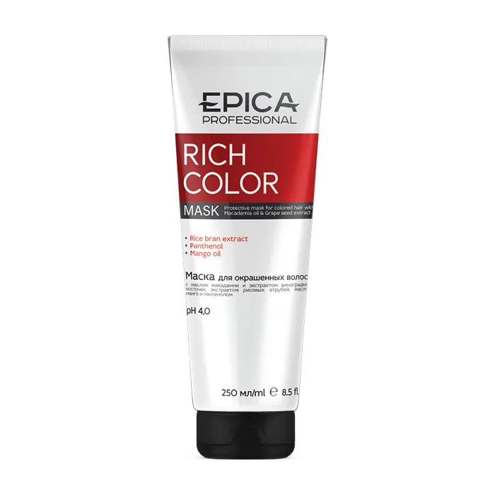 EPICA PROFESSIONAL Маска для окрашенных волос / Rich Color 250 мл EPICA PRO 91304 фото 1