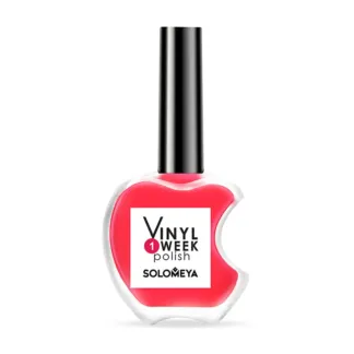 SOLOMEYA 1 лак недельный для ногтей / One Week Vinyl Polish Scarlet 13 мл S