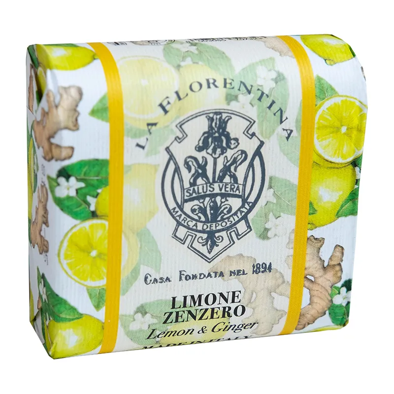 LA FLORENTINA Мыло натуральное Лимон и Имбирь / Lemon & Ginger 106 г LA FLO 70248 фото 1