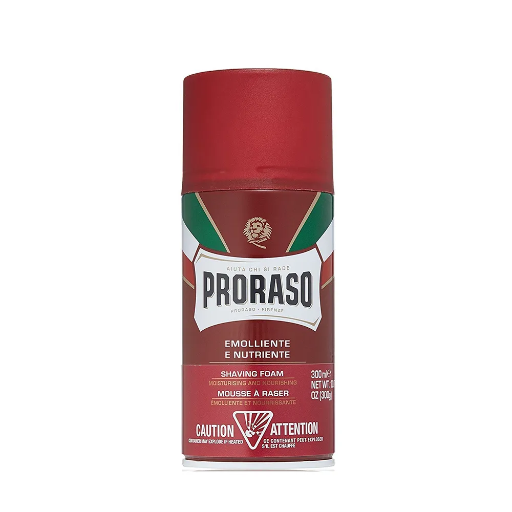 PRORASO Пена питательная для бритья с маслом сандала и маслом ши 300 мл PRO 400437 фото 1