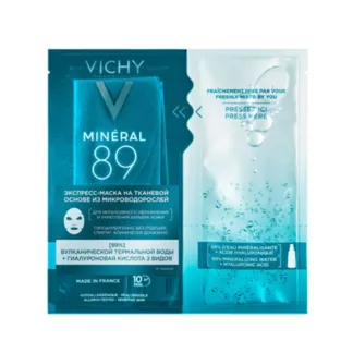VICHY Маска-экспресс на тканевой основе / Mineral 89 29 г VICHY