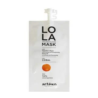 ARTEGO Маска оттеночная для волос, коралл / LO LA MASK Coral 20 мл