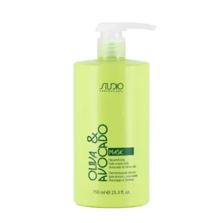 KAPOUS Маска для волос питательная с маслами авокадо и оливы / Studio Oliva