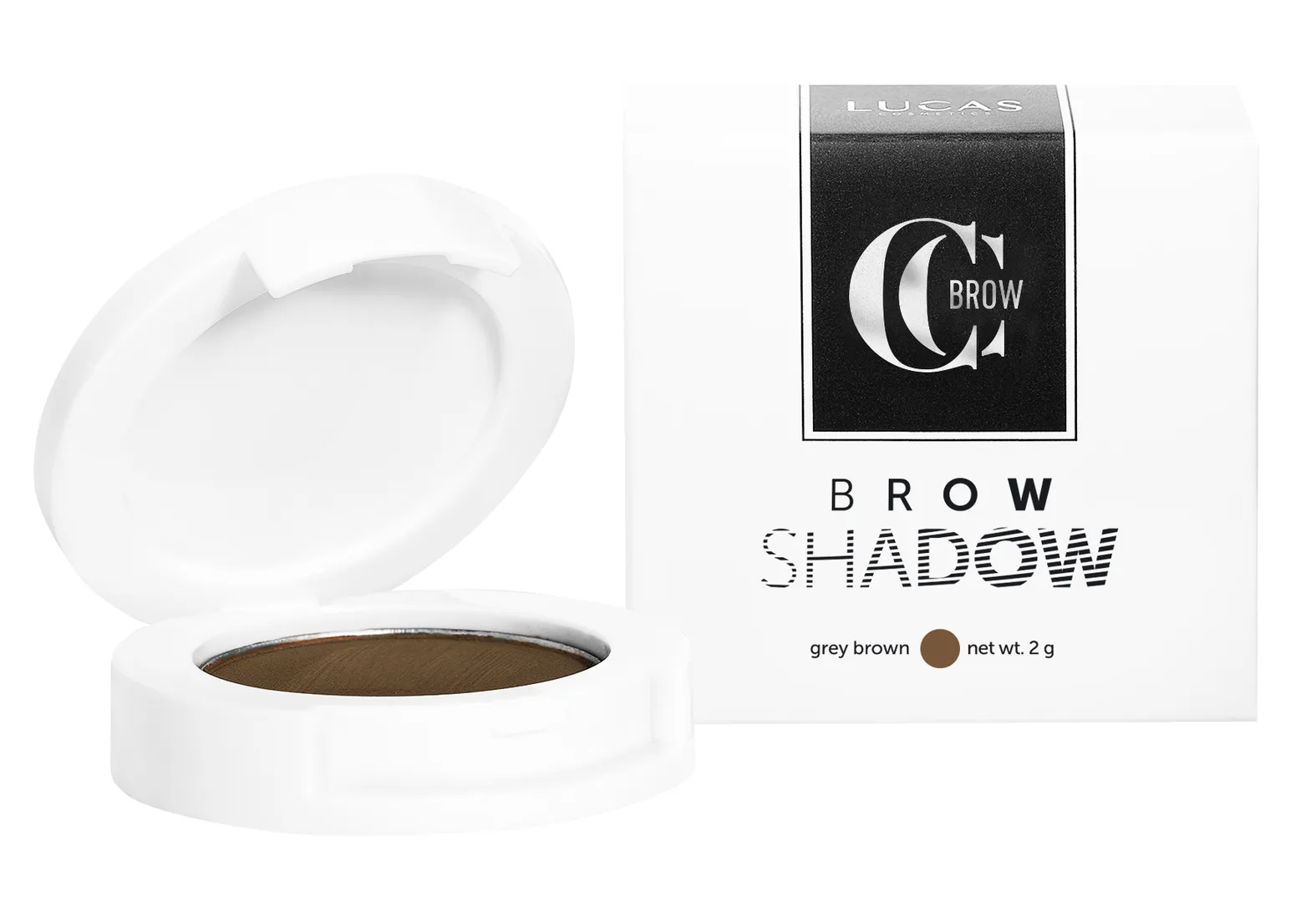 LUCAS’ COSMETICS Тени для бровей / CC Brow Shadow grey brown LUCAS’ COSMETI 00794 фото 1