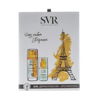 SVR Набор подарочный Под небом Парижа (двухфазная сыворотка 2 х15 мл + уход