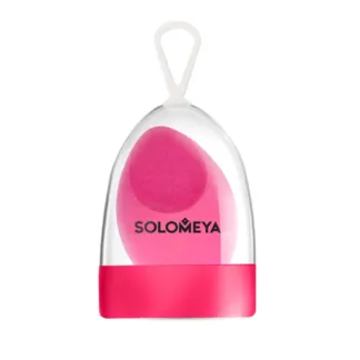 SOLOMEYA Спонж косметический со срезом для макияжа / Flat End blending spon