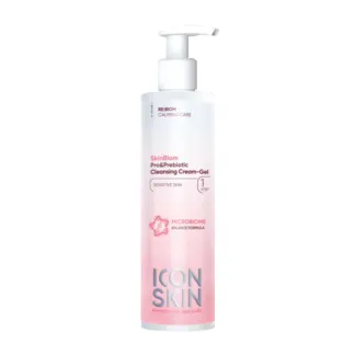 ICON SKIN Крем-гель очищающий для умывания c про- и пребиотиками / SkinBiom