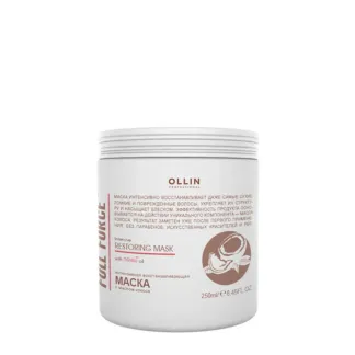 OLLIN PROFESSIONAL Маска интенсивная восстанавливающая с маслом кокоса / FU
