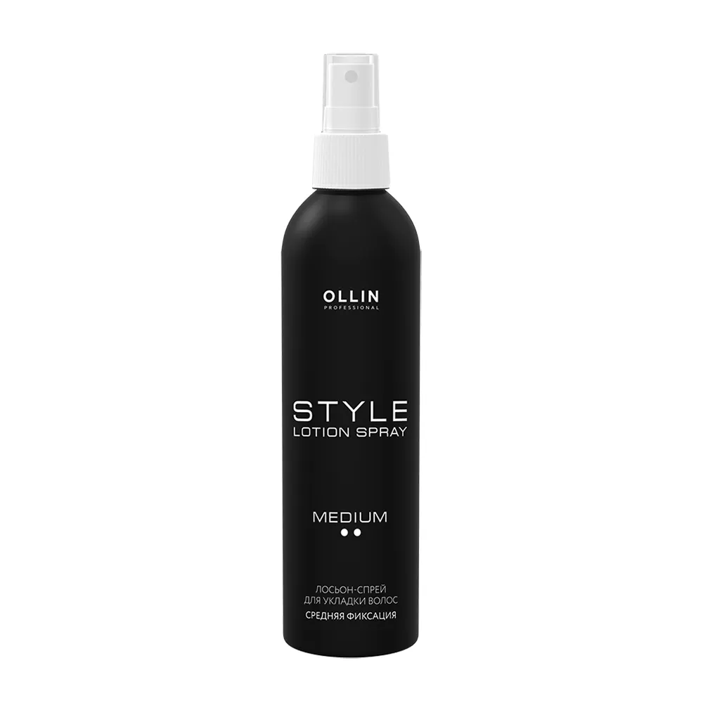 OLLIN PROFESSIONAL Лосьон-спрей средней фиксации для укладки волос / Lotion