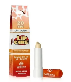 SOLBIANCA Помада гигиеническая SPF 20 / Lip Care UV-protect SOLBIANCA