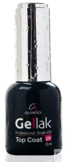 AURELIA Покрытие верхнее / Soak-off Top Coat GELLAK 10 мл AURELIA