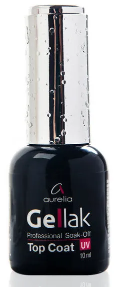 AURELIA Покрытие верхнее / Soak-off Top Coat GELLAK 10 мл AURELIA A02G002G03 фото 1