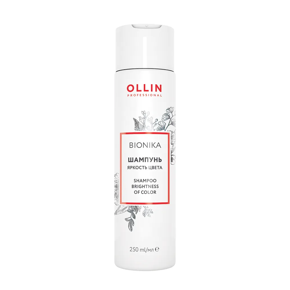 OLLIN PROFESSIONAL Шампунь для окрашенных волос Яркость цвета / BioNika 250 397403 фото 1