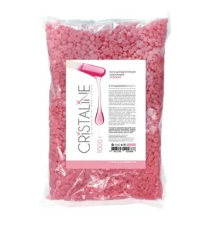 CRISTALINE Воск пленочный Розовый / Cristaline 1 кг CRISTALINE