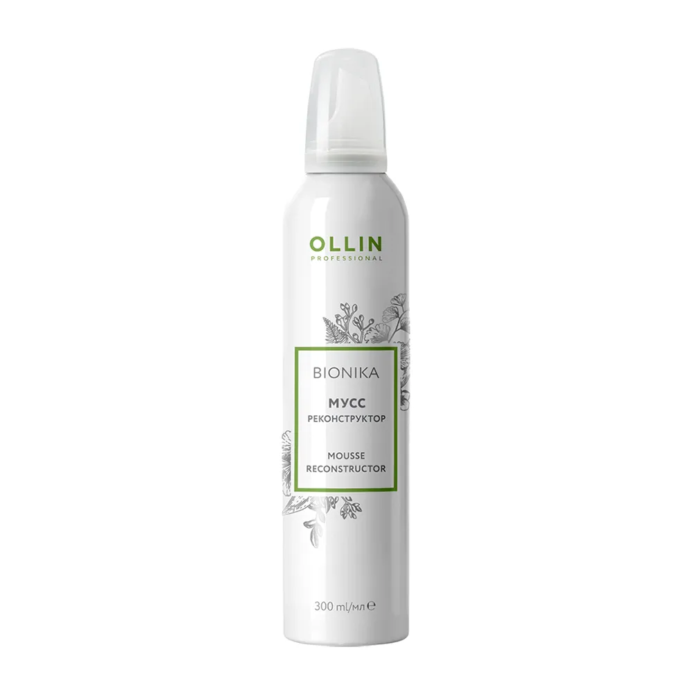 OLLIN PROFESSIONAL Мусс реконструктор / Mousse Reconstructor BioNika 300 мл 395690/LBT11714 фото 1