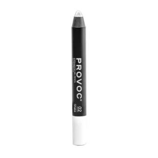 PROVOC Тени-карандаш водостойкие шиммер, 02 жемчужный / Eyeshadow Pencil 2,