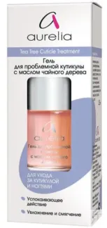 Гель с маслом чайного дерева AURELIA для проблемной кутикулы BASIC LINE