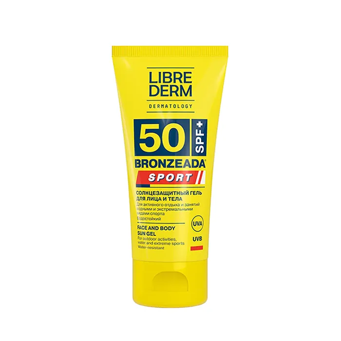 LIBREDERM Гель cолнцезащитный для лица и тела SPF 50 / BRONZEADA SPORT 50 м 46187929 фото 1