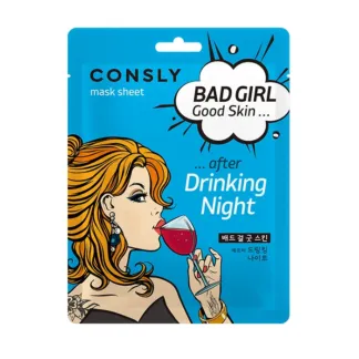 CONSLY Маска тканевая после вечеринки / BAD GIRL Good Skin Consly 23 мл CON