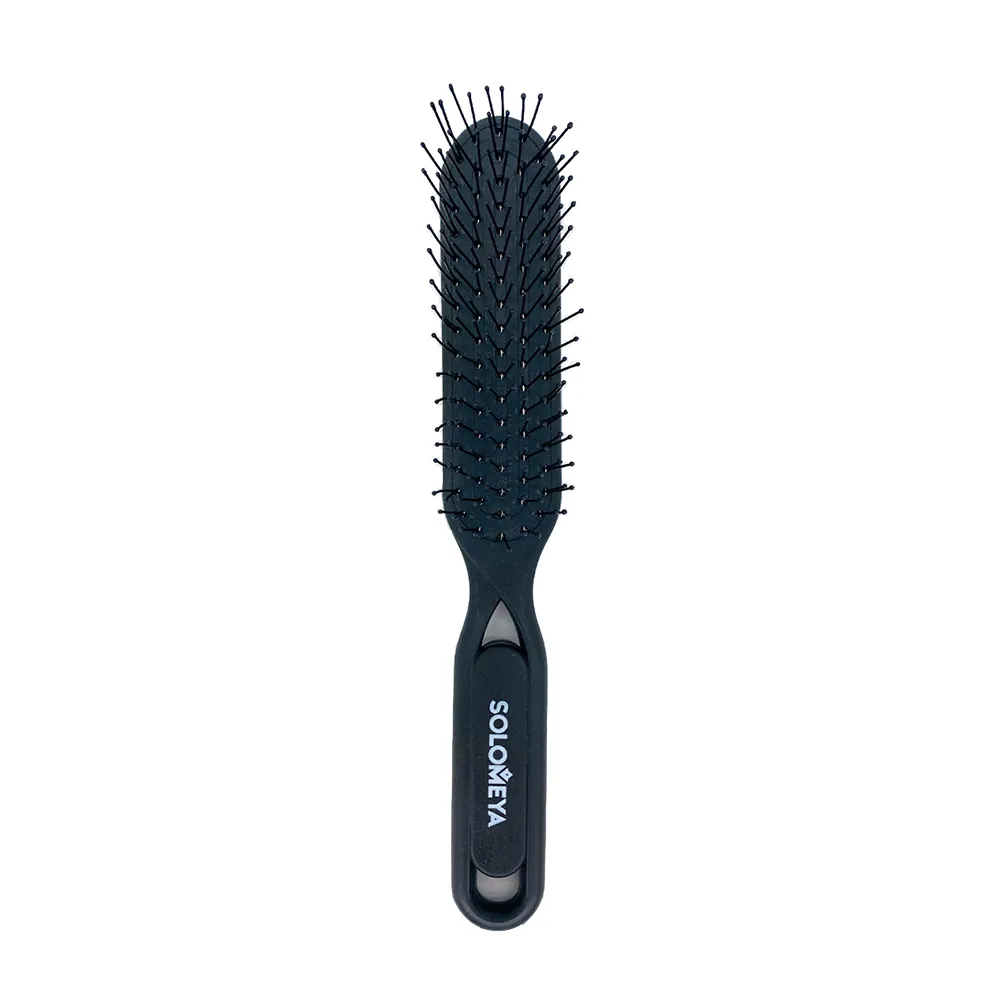 SOLOMEYA Расческа для распутывания волос, черная / Detangler Hairbrush for 14-2060 фото 1