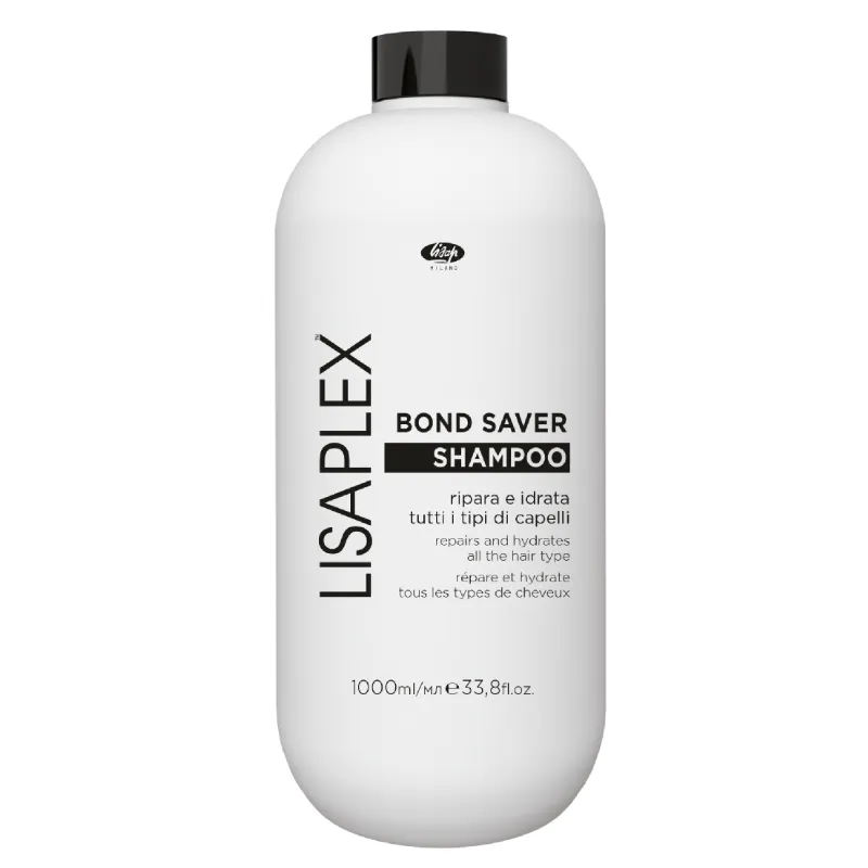 LISAP MILANO Шампунь восстанавливающий / LISAPLEX BOND SAVER SHAMPOO 1000 м 110147000 фото 1