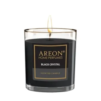 AREON Свеча ароматическая, черный кристалл / HOME PERFUMES Black Crystal 12