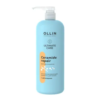 OLLIN PROFESSIONAL Шампунь восстанавливающий для волос с церамидами / Ultim