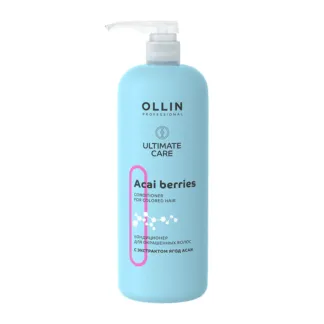 OLLIN PROFESSIONAL Кондиционер для окрашенных волос с экстрактом ягод асаи