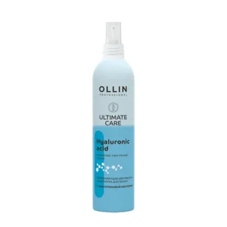 OLLIN PROFESSIONAL Сыворотка увлажняющая двухфазная для волос с гиалуроново