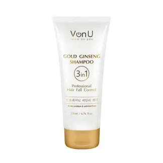 VON-U Шампунь для волос с экстрактом золотого женьшеня / Ginseng Gold Shamp