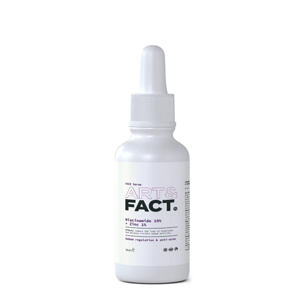 ART&FACT Сыворотка для лица с цинком и ниацинамидом / Niacinamide 10% + Zin ART&FACT900001 фото 1