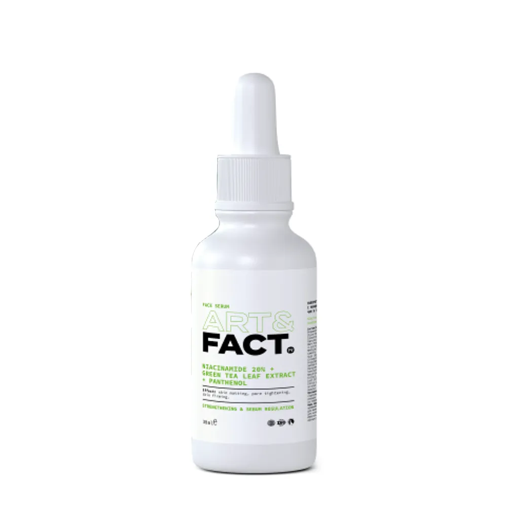 ART&FACT Сыворотка себорегулирующая для лица / Niacinamide 20%+GreeTeaLeaf FACT900053 фото 1