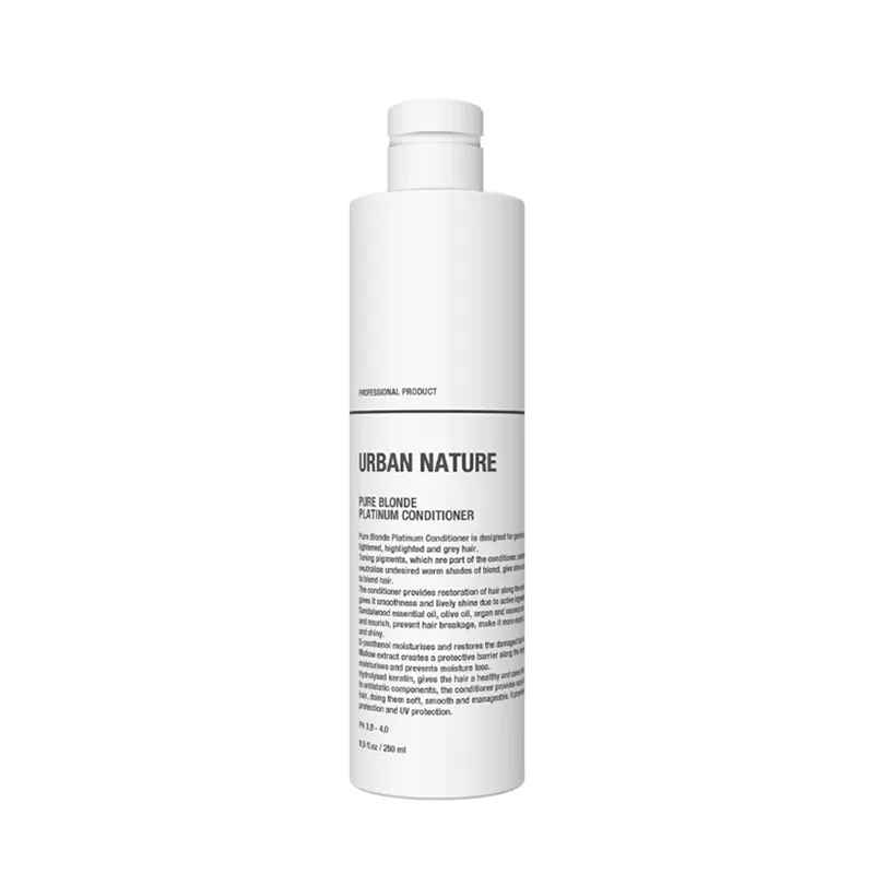 URBAN NATURE Кондиционер тонирующий для светлых волос / PURE BLONDE PLATINU UN0032 фото 1