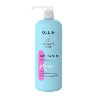 OLLIN PROFESSIONAL Шампунь для окрашенных волос с экстрактом ягод асаи / Ul