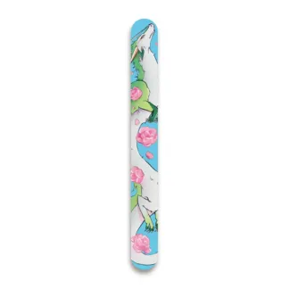 SOLOMEYA Пилка для ногтей 180/220 / Flower dragon Nail File 1 шт SOLOMEYA