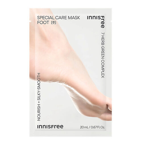 INNISFREE Увлажняющая маска-носочки для шелковисто-гладких ног Special Care IEE000015 фото 1