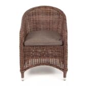 Плетеное кресло Равенна коричневое 4sis