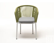 Плетеный стул из роупа Марсель салатовый 4sis