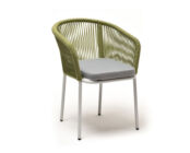 Плетеный стул из роупа Марсель салатовый 4sis