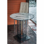 Стол с подогревом Hottable R1002 afyon marble Garden