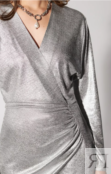 Платье цвета «серебро» BALUNOVA