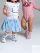 Носки детские трикотажные для девочек, 2 пары в комплекте PlayToday Newborn