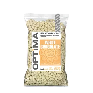 DEPILTOUCH PROFESSIONAL Воск натуральный пленочный / White Chocolate Optima