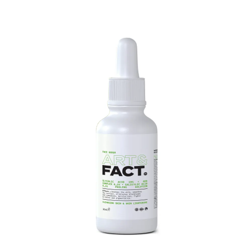 ART&FACT Сыворотка пилинг-эксфолиант для лица / Glycolic acid 10%+AHA Compl FACT900018 фото 1