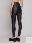 Брюки Skinny с имитацией кожи zolla 222337329113 фото 5