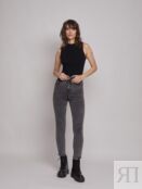 Джинсы силуэта Skinny с высокой посадкой zolla 22312711S022 фото 1