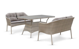 Комплект плетеной мебели с диванами T198C/S54C-W85 Latte Афина Афина