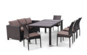 Комплект плетеной мебели T347/S65A/Y380A-W53 Brown Афина Афина