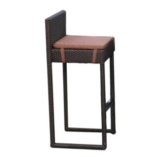 Плетеный барный стул Y390A-W63 Brown Афина Афина