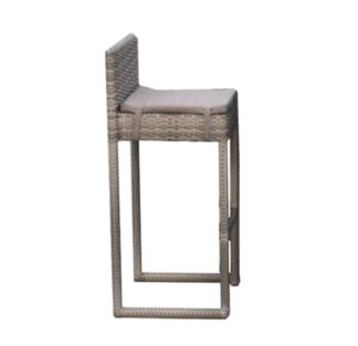 Плетеный барный стул Y390G-W78 Grey Афина Афина
